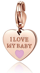 Bronzový prívesok I love my baby SHA335