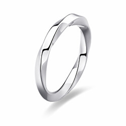 Elegantný oceľový prsteň For Love SFV45