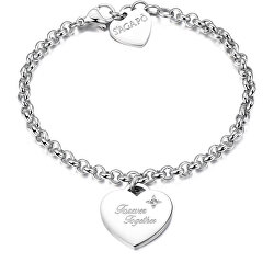 Bracciale in acciaio Be My Always Forever Together SBM16