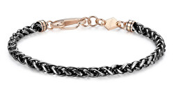 Pánský bicolor náramek z oceli Ripple SRP25