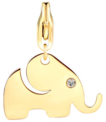 Aranyozott medál Elefánt Happy SHA319