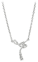 Stříbrný náhrdelník se zirkony SC237