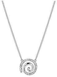 Stříbrný náhrdelník se zirkony SC256
