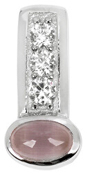 Stříbrný přívěsek s kočičím okem Colored stones SC175