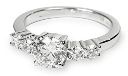 Stříbrný prsten s krystaly SC124