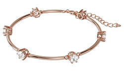 Elegantes Bronze Armband mit Kristallen 5609711