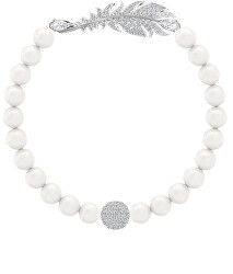 Elegantă brățară cu cristale și perle Nice 5515020