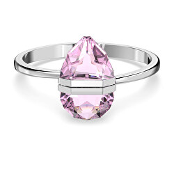 Krásný pevný náramek s růžovými krystaly Lucent 561511