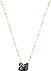 Luxusné náhrdelník s obojstrannou labuťou Swan 5281275