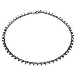 Luxusní náhrdelník s černými krystaly Matrix Tennis 5672276