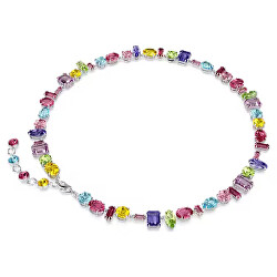 Collana di lusso con scintillanti cristalli colorati Gema 5656397