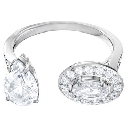 Luxusné otvorený prsteň s kryštálmi Swarovski Attract 5410292