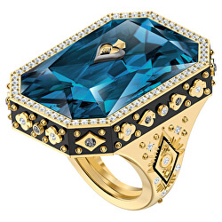 Luxusní pozlacený prsten s krystaly Swarovski Tarot 5513248