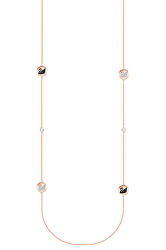 Luxusní růžově zlacený náhrdelník s labutěmi Hall Swan 5368983