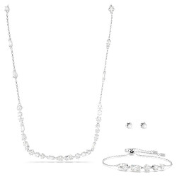 Set de bijuterii de lux cu cristale Mesmera 5665877 (cercei, brățară, colier)