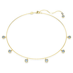 Módny pozlátený náhrdelník s kryštálmi Imber 5688246