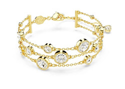 Bracciale fashion placcato in oro con cristalli Imber 5680095