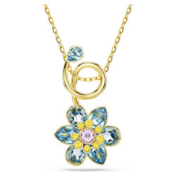 Něžný náhrdelník Květina s krystaly Swarovski Idyllia 5709029