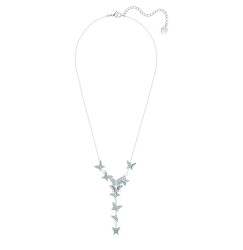 Bájos pillangós nyaklánc kristályokkal Y Lilia 5662179
