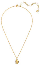 Pozlacený náhrdelník s přívěskem ve tvaru mušle Shell 5537917, 5522886