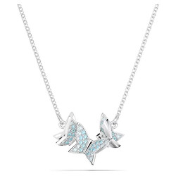 Anmutige Halskette mit Kristallen Schmetterlinge Lilia 5662181