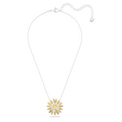 Collana floreale con cristalli Eternal Flower 5642869