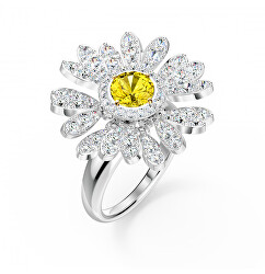 Půvabný prsten s krystaly Eternal Flower 5534936
