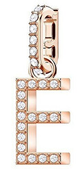Růžově zlacený přívěsek E Remix 5437621