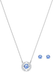 Set di gioielli con cristalli blu SPARKLING DANCE 5480485