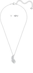Třpytivá sada šperků s krystaly Swarovski Nice 5516007, 5506758 (náhrdelník, náušnice)