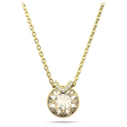 Třpytivý pozlacený náhrdelník Bella 5662091