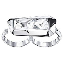 Trblietavý dvojitý prsteň Jean Paul Gaultier 52261