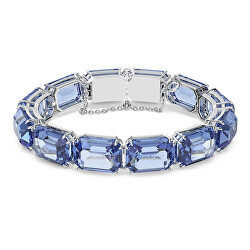 Třpytivý náramek s modrými krystaly Millenia 5614927