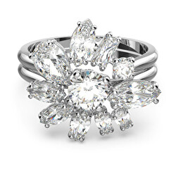 Třpytivý prsten s krystaly Gema 5644663
