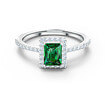 Anello scintillante con cristallo verde ANGELIC 5572669