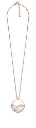 Collana di design placcata in oro rosa con madreperla Agnethe SKJ1539791