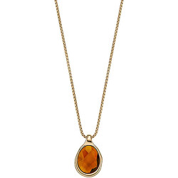 Elegantný pozlátený náhrdelník Sea Glass Honey SKJ1736710
