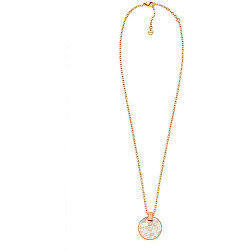Krásný pozlacený náhrdelník s perletí Agnethe SKJ1586710