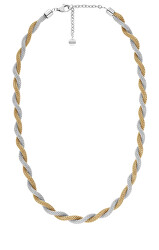 Luxusní bicolor náhrdelník z oceli Merete SKJ1572998