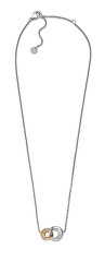 Moderný oceľový bicolor náhrdelník Kariana SKJ1613998