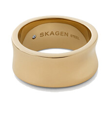 Nadčasový pozlacený prsten z oceli Kariana SKJ1519710