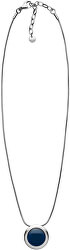 Collana in acciaio con ciondolo in vetro Sea Glass SKJ1194040