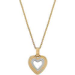 Romantický pozlacený náhrdelník se srdíčkem Kariana SKJ1679998