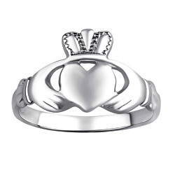 Dámský celostříbrný prsten Claddagh ZTR96391