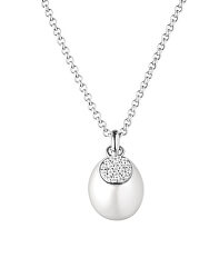 Elegáns ezüst nyaklánc gyönggyel Ilaria GRP20479PW (lánc, medál)