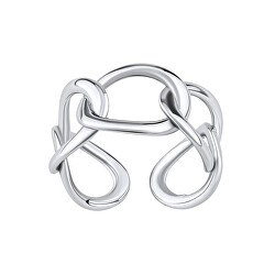 Moderní otevřený stříbrný prsten Baetis RMM25599