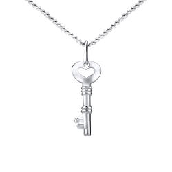 Módní stříbrný náhrdelník ZTS83504NVSW (řetízek, přívěsek)