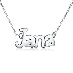 Ezüst nyaklánc Jana névvel JJJ1860-JAN