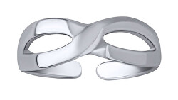 Stříbrný prsten na nohu Infinity Ursula PRM11662R