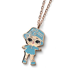 Půvabný bronzový náhrdelník pro dívky Aquarius L1017